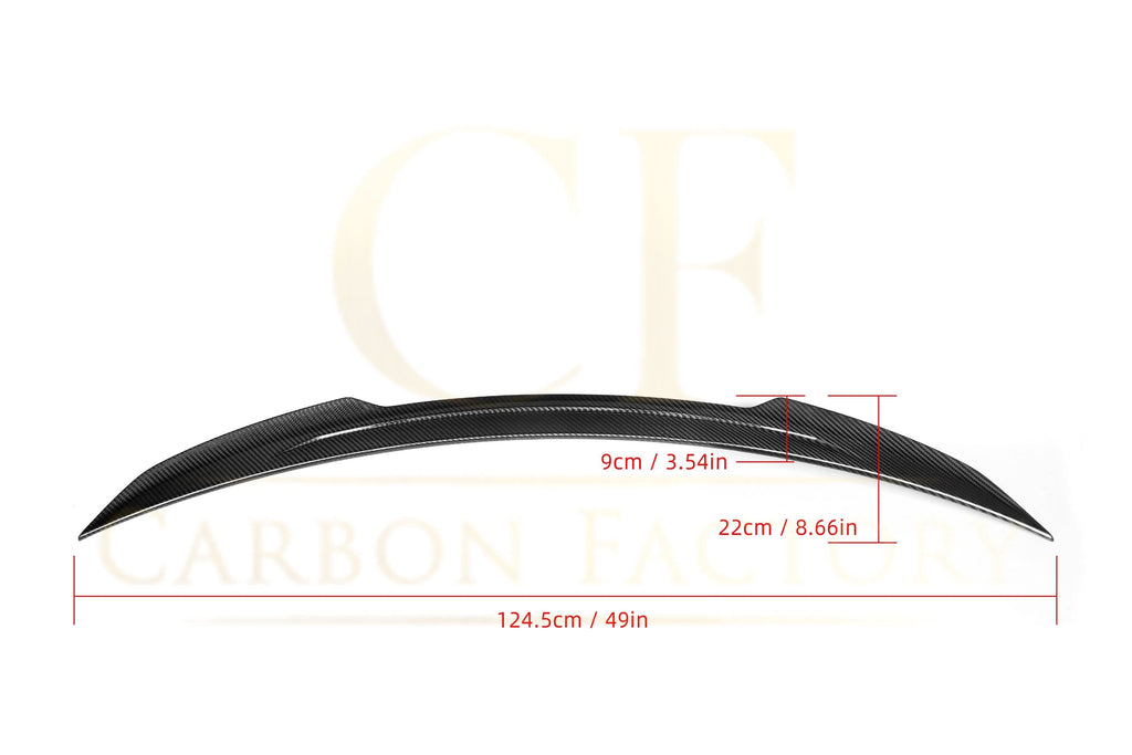 X Style Pre-Preg Carbon Fibre Boot Spoiler for Mercedes Benz W206 C Class Saloon 21-Present