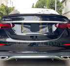 X Style Pre-Preg Carbon Fibre Boot Spoiler for Mercedes Benz W213 E Class Saloon 16-23
