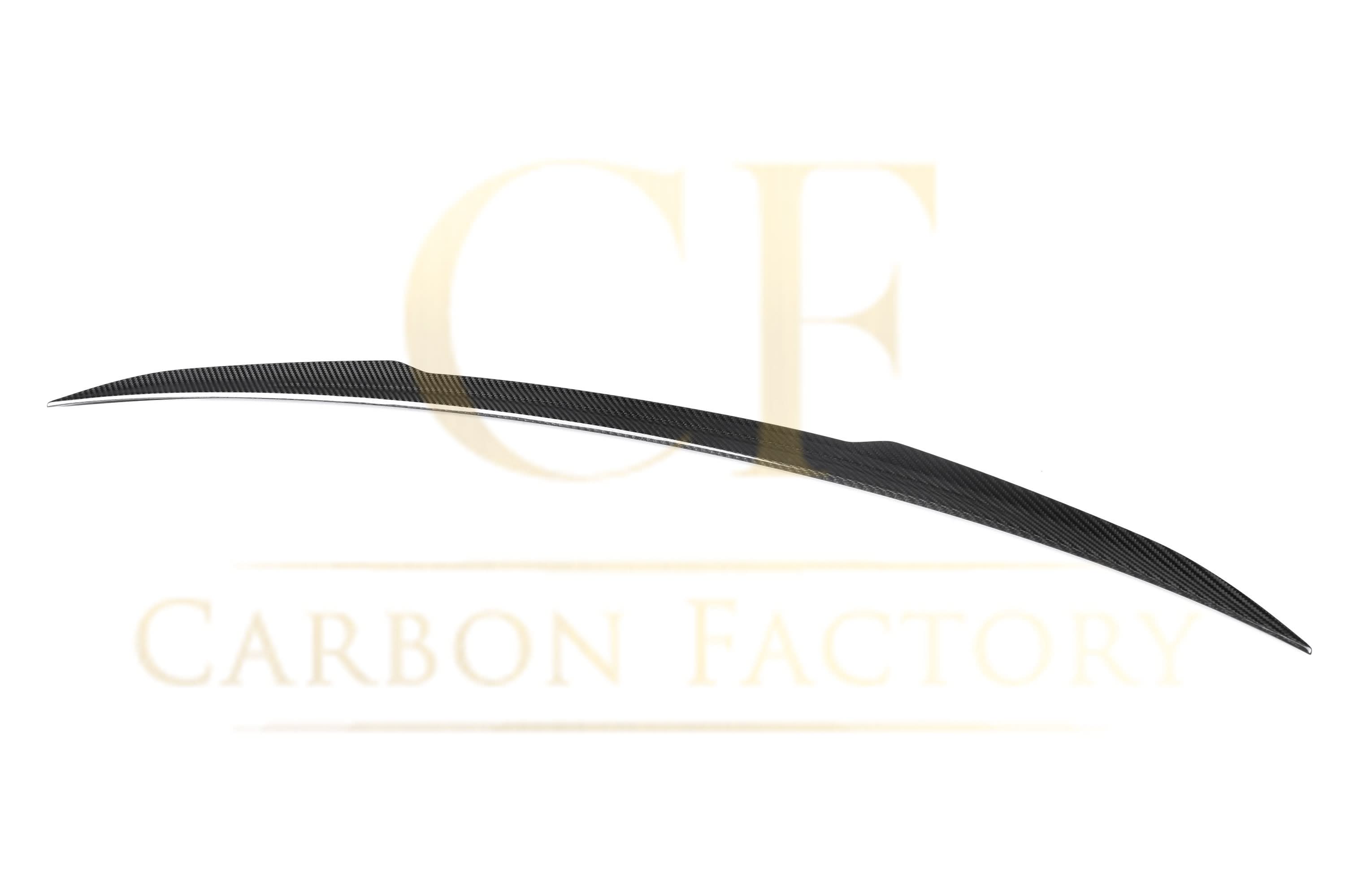X Style Pre-Preg Carbon Fibre Boot Spoiler for Mercedes Benz W213 E Class Saloon 16-23
