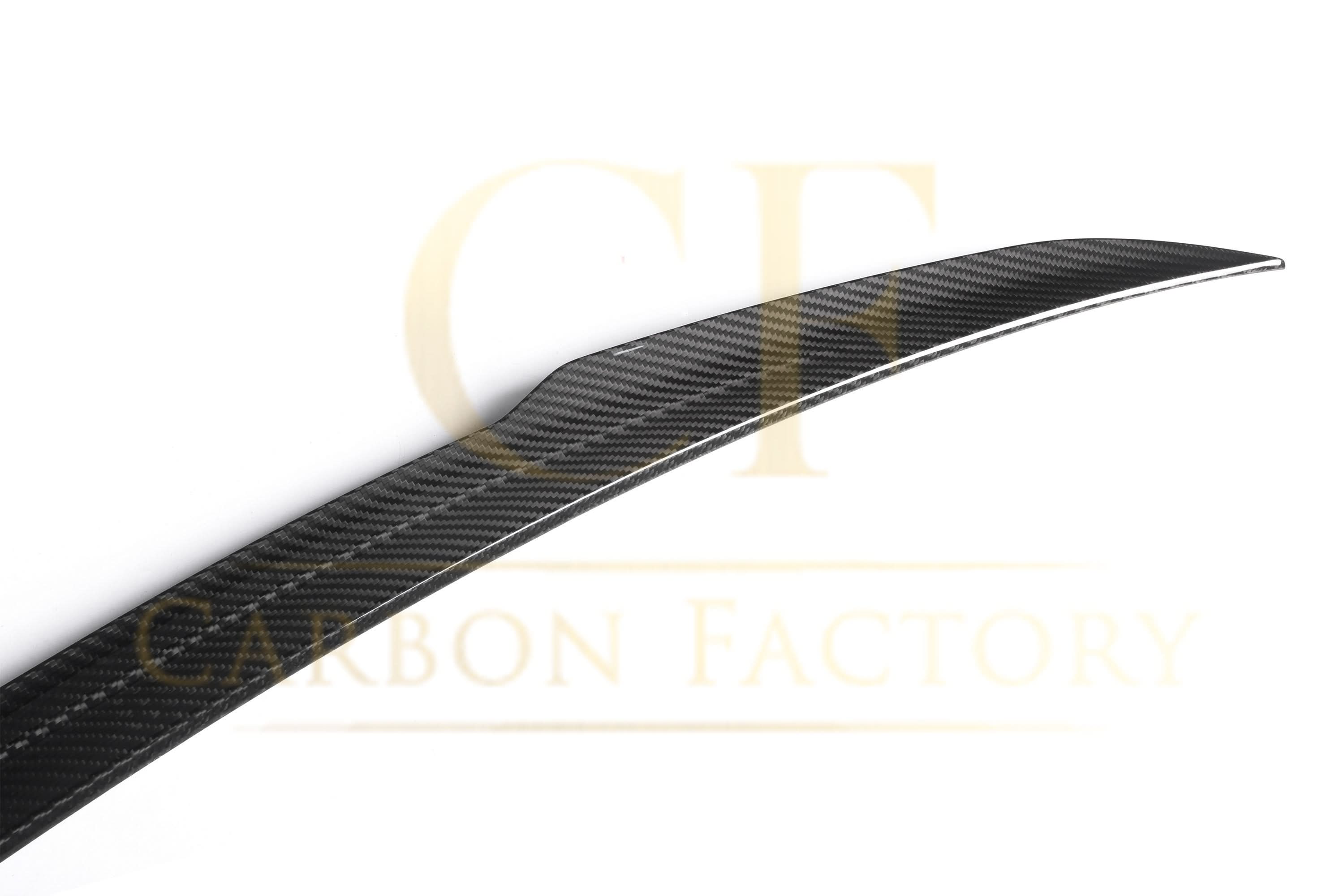 X Style Pre-Preg Carbon Fibre Boot Spoiler for Mercedes Benz W213 E Class Saloon 16-23