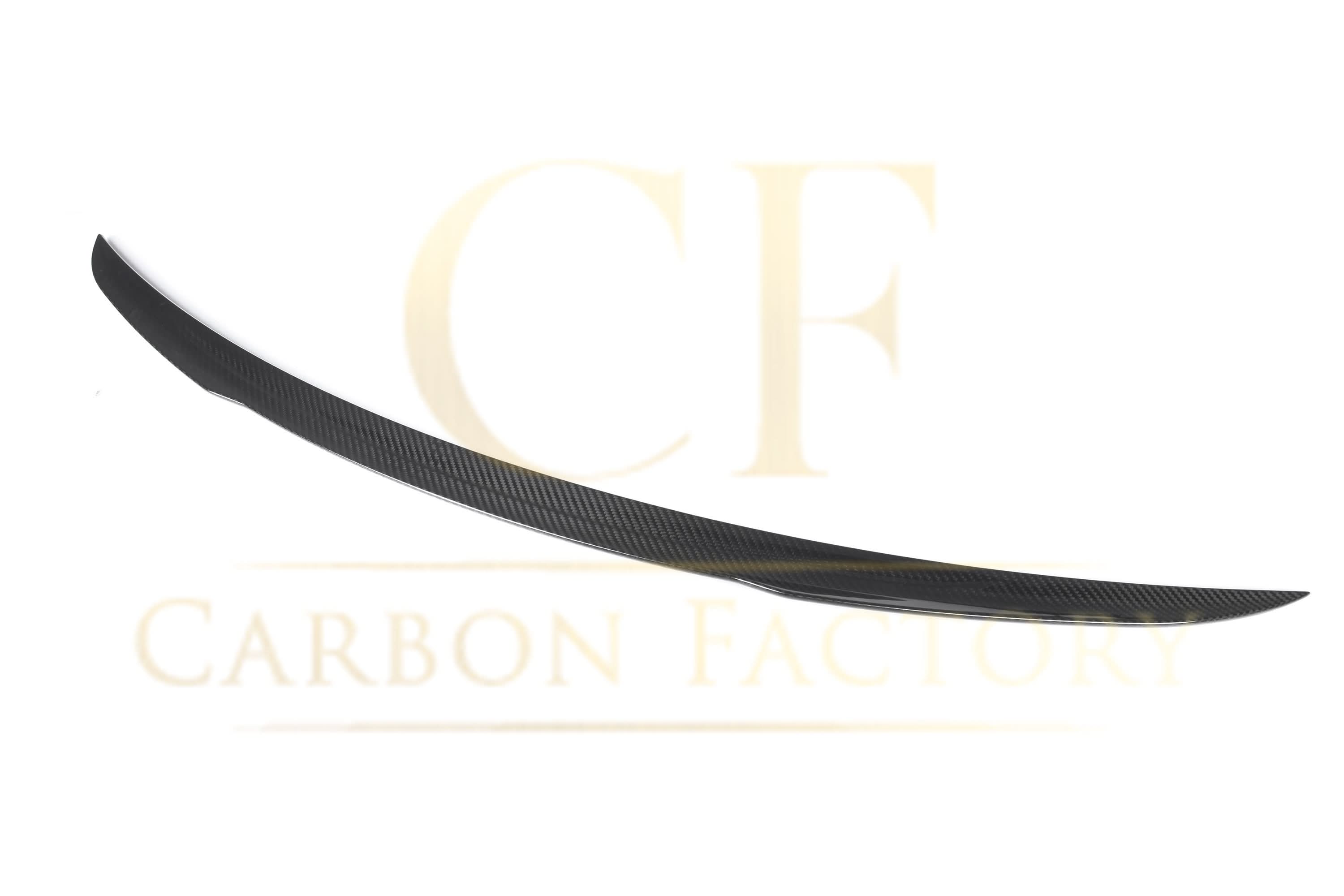 X Style Pre-Preg Carbon Fibre Boot Spoiler for Mercedes Benz W213 E Class Saloon 16-23