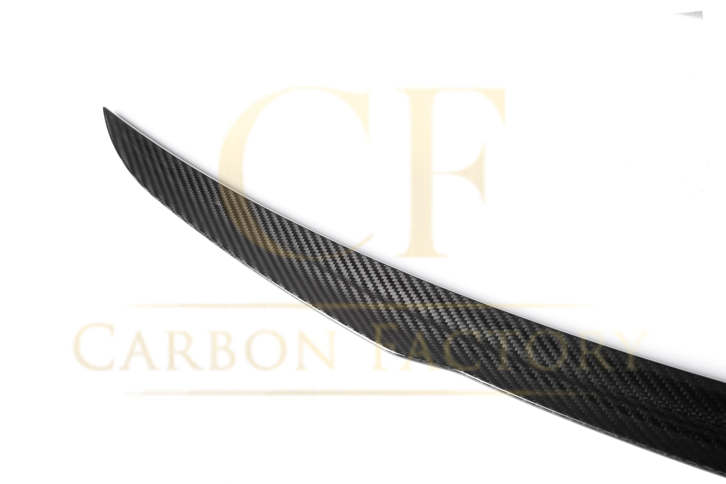 X Style Pre-Preg Carbon Fibre Boot Spoiler for Mercedes Benz W213 E Class Saloon 16-23