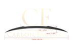 X Style Pre-Preg Carbon Fibre Boot Spoiler for Mercedes Benz W213 E Class Saloon 16-23