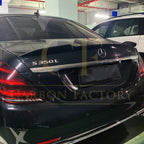 X Style Pre-Preg Carbon Fibre Boot Spoiler for Mercedes Benz W222 S Class Saloon 14-20
