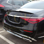 X Style Pre-Preg Carbon Fibre Boot Spoiler for Mercedes Benz W223 S Class Saloon 19-Present