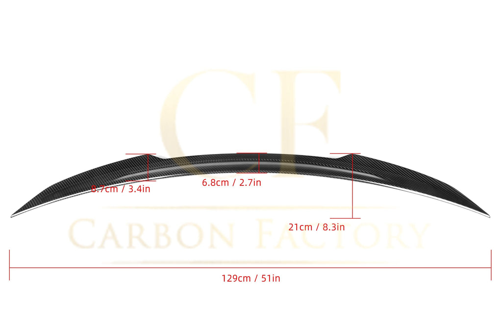 X Style Pre-Preg Carbon Fibre Boot Spoiler for Mercedes Benz W223 S Class Saloon 19-Present