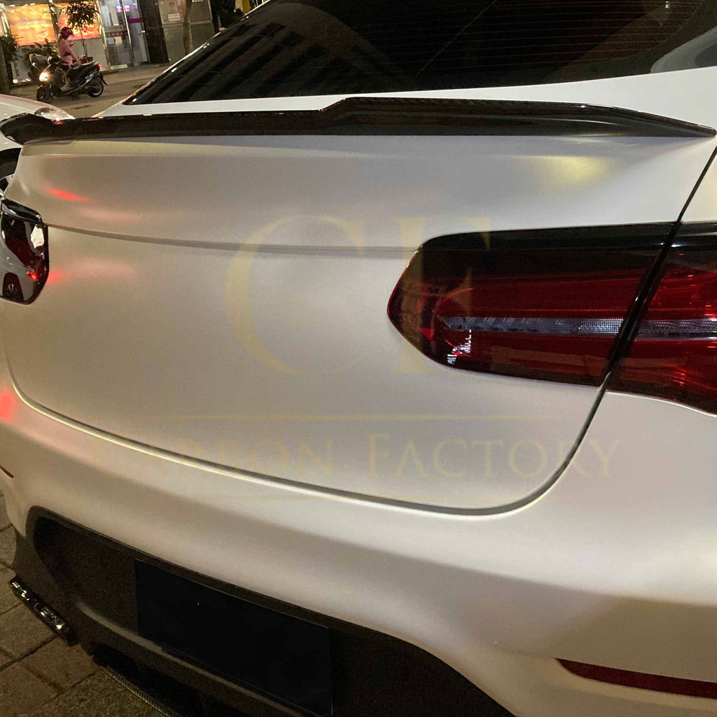 X Style Pre-Preg Carbon Fibre Boot Spoiler for Mercedes Benz W253 GLC Saloon 16-23