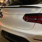X Style Pre-Preg Carbon Fibre Boot Spoiler for Mercedes Benz W253 GLC Saloon 16-23