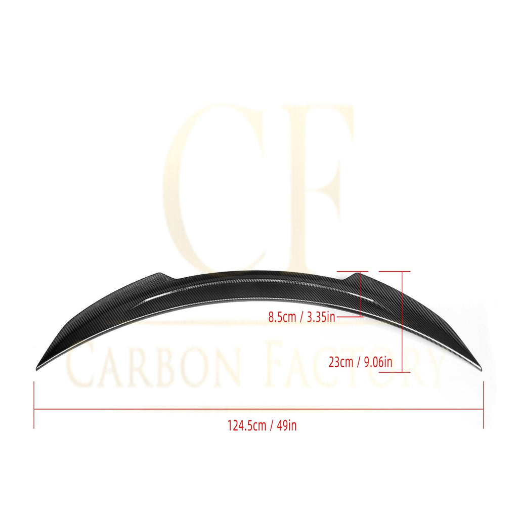 X Style Pre-Preg Carbon Fibre Boot Spoiler for Mercedes Benz W253 GLC Saloon 16-23