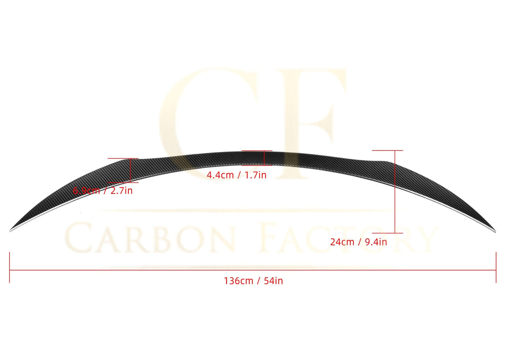 X Style Pre-Preg Carbon Fibre Boot Spoiler for Mercedes Benz W292 GLE Coupe 16-19