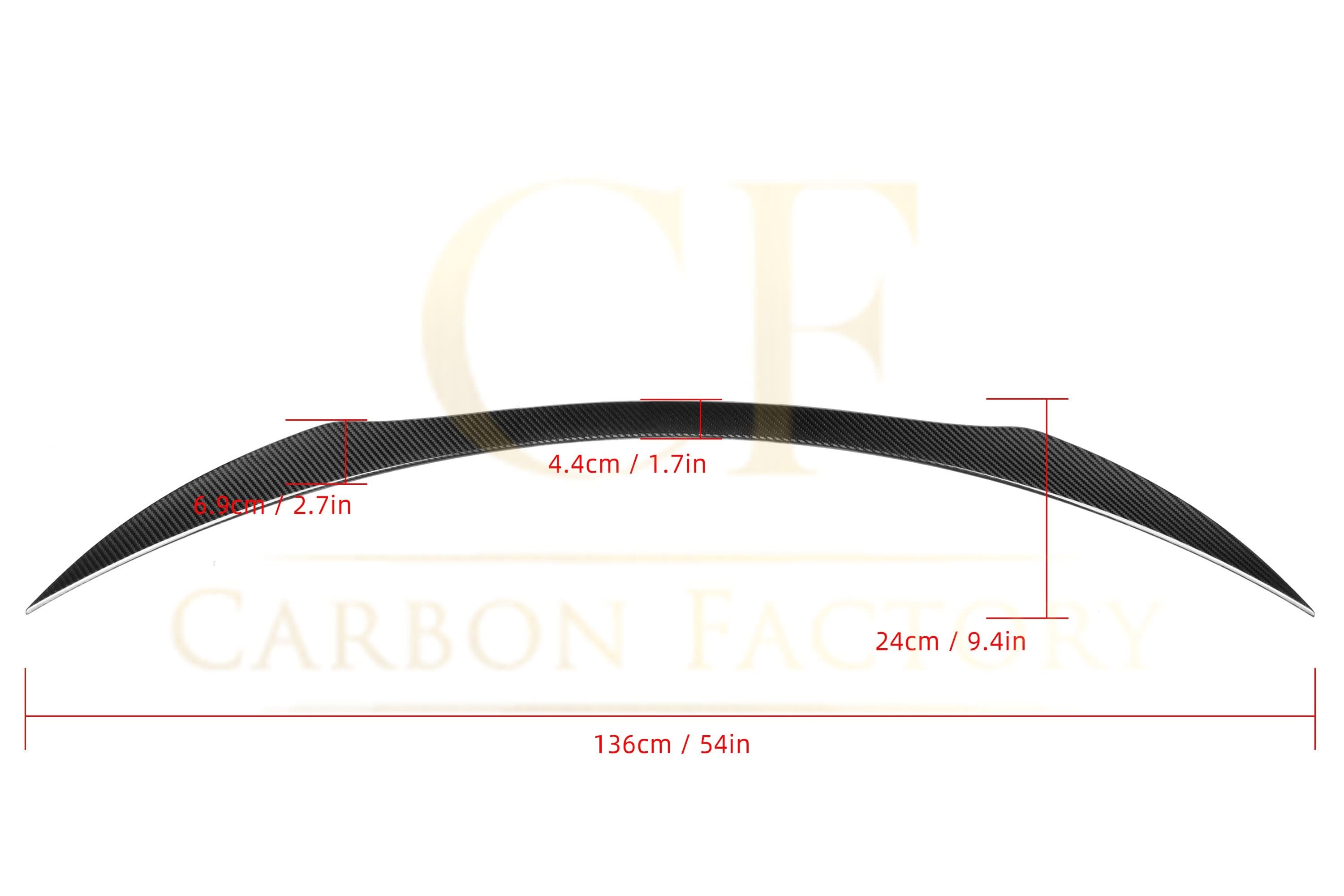 X Style Pre-Preg Carbon Fibre Boot Spoiler for Mercedes Benz W292 GLE Coupe 16-19