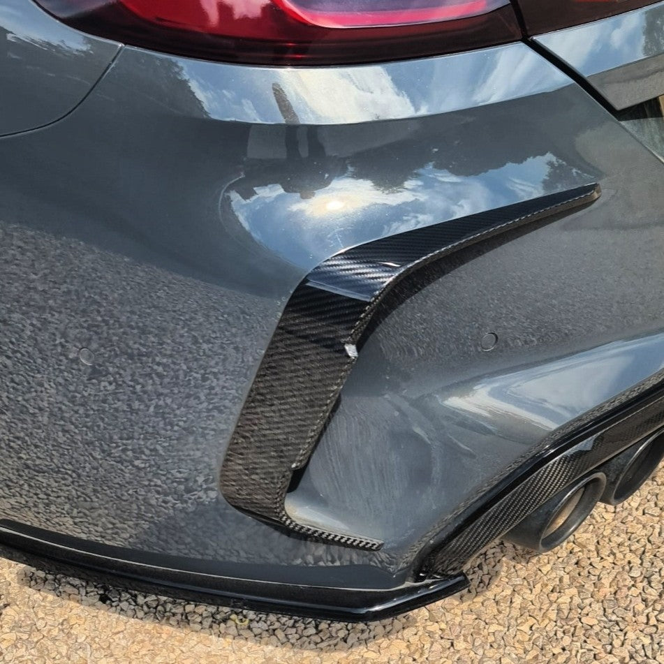 SQ Style Pre-Preg Carbon Fibre Rear Trims for BMW F93 M8 20-Present