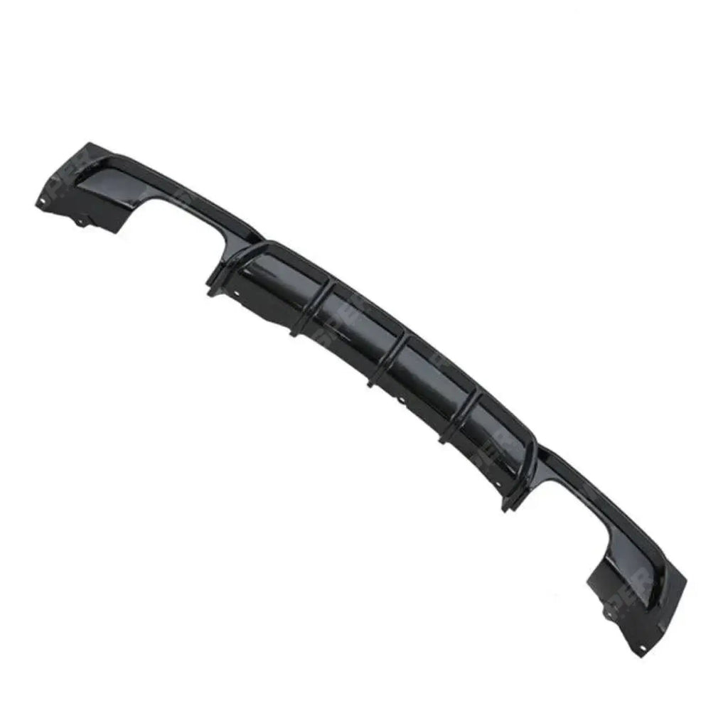 Quad Exit Rear Diffuser Gloss Black For Bmw F30 F35 M Sport