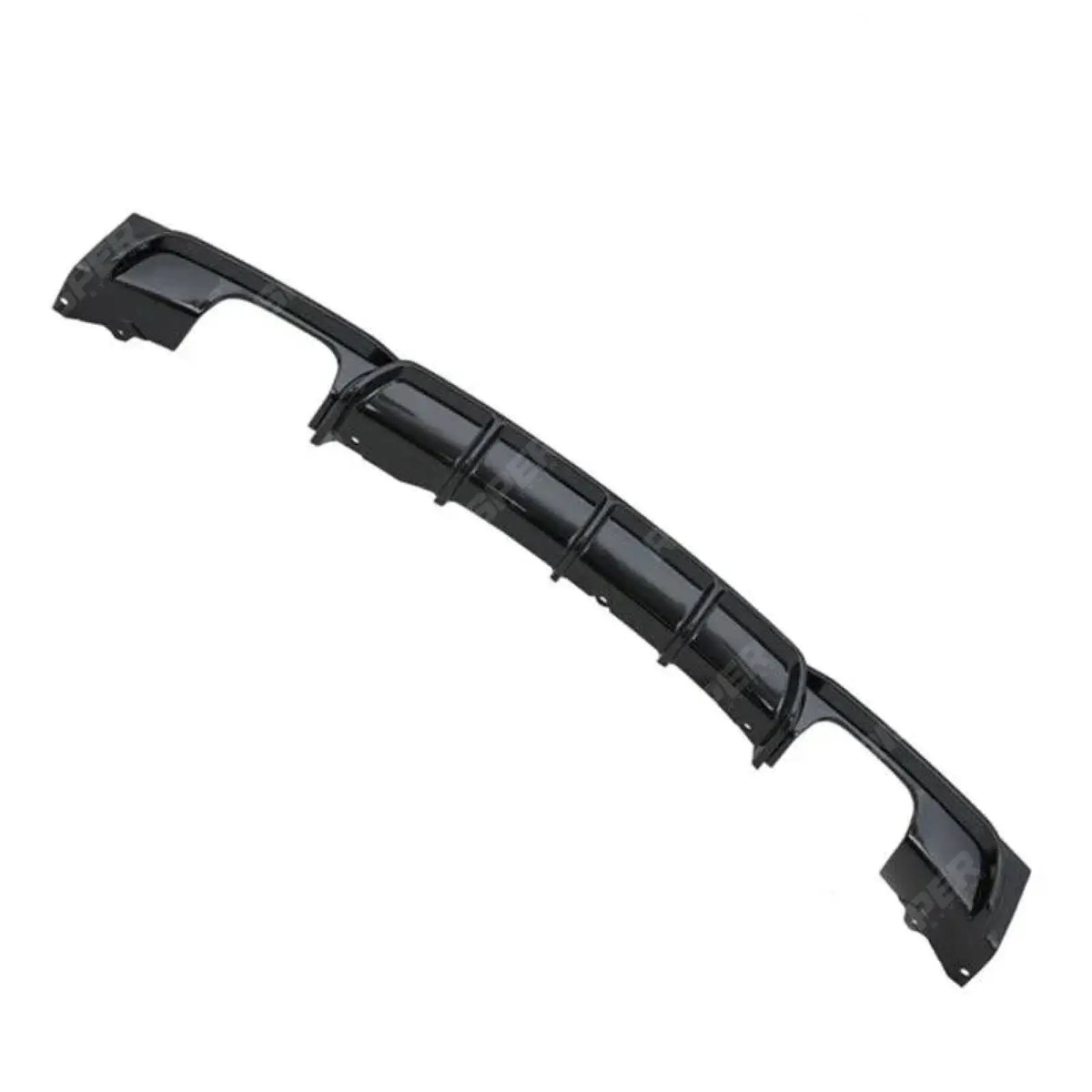 Quad Exit Rear Diffuser In Gloss Black For Bmw F30 F35 M Sport