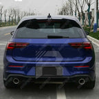 R-Line Rear Spoiler Cap V1 in Gloss Black For VW Golf MK8