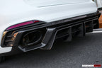 DARWINPRO - AUDI RS4 B9 B9.5 2017 -2024 CARBON FIBRE BKSS LED REAR DIFFUSER AND REAR SIDE SKIRTS