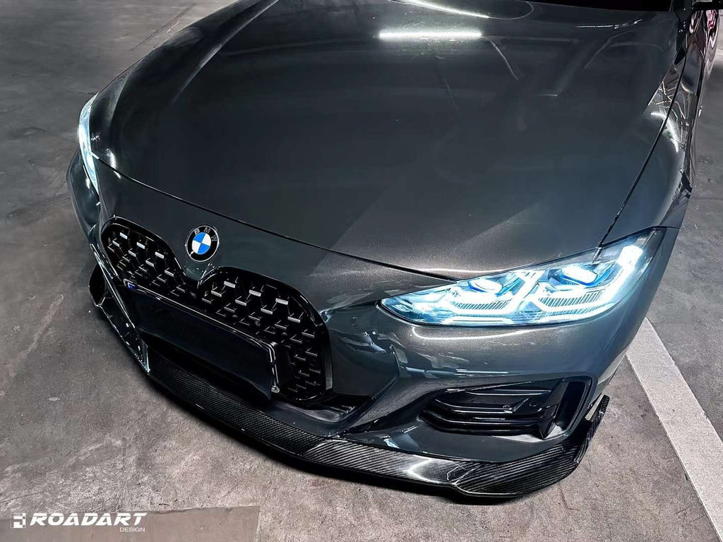 RA - BMW 4 SERIES G22 / G23 DRY CARBON FIBRE FRONT LIP RA-4C