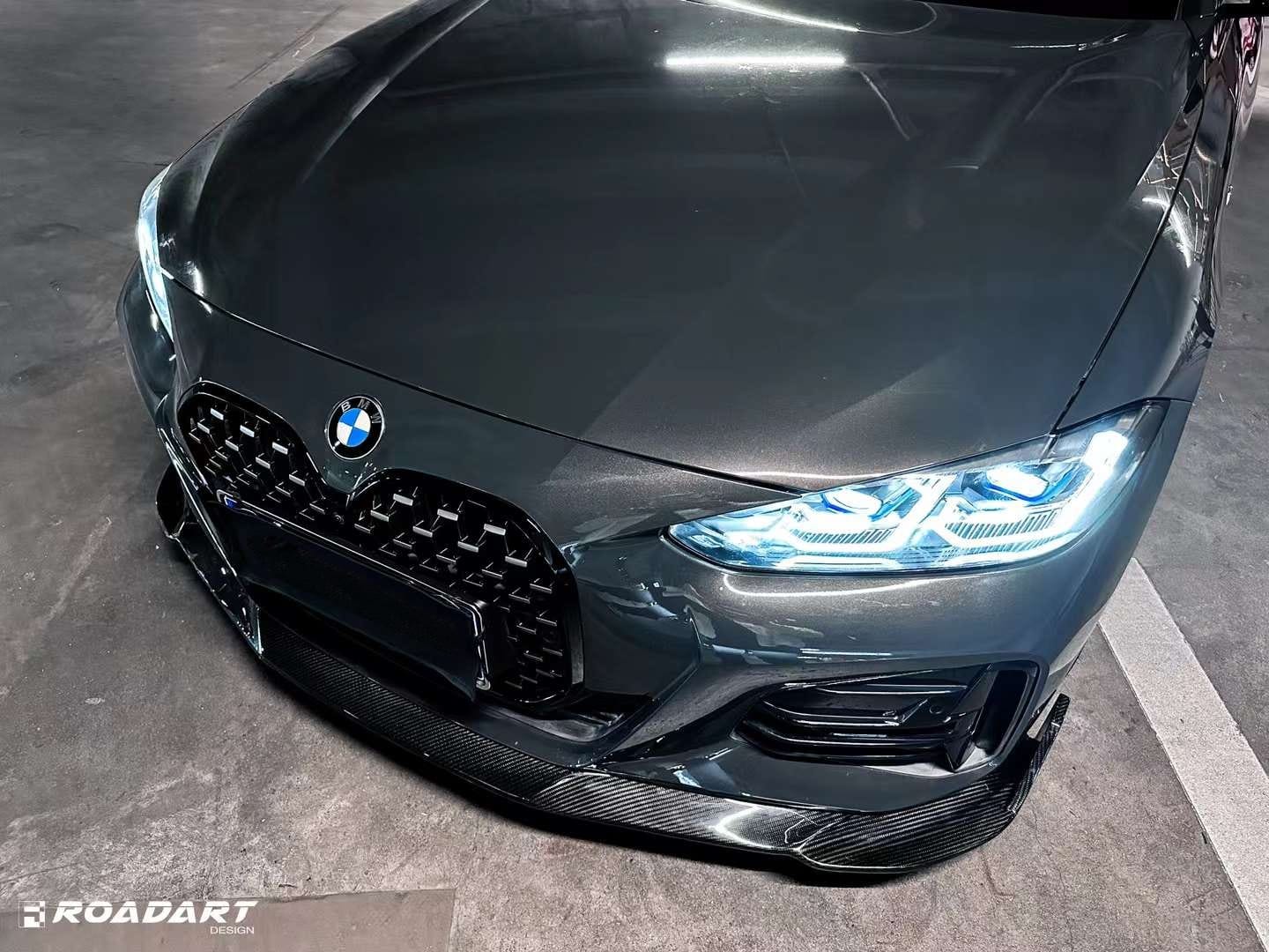 RA - BMW 4 SERIES G22 / G23 DRY CARBON FIBRE FRONT LIP RA-4C