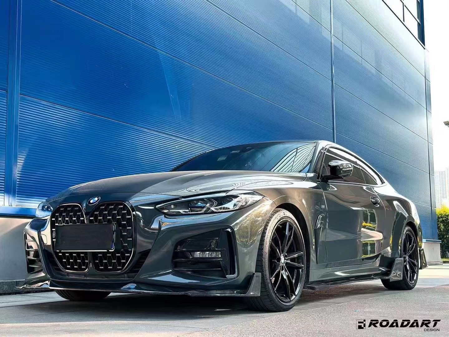 RA - BMW 4 SERIES G22 / G23 DRY CARBON FIBRE FRONT LIP RA-4C