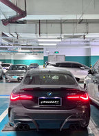 RA - BMW 4 SERIES G22 / G23 DRY CARBON FIBRE REAR DIFFUSER RA-4C