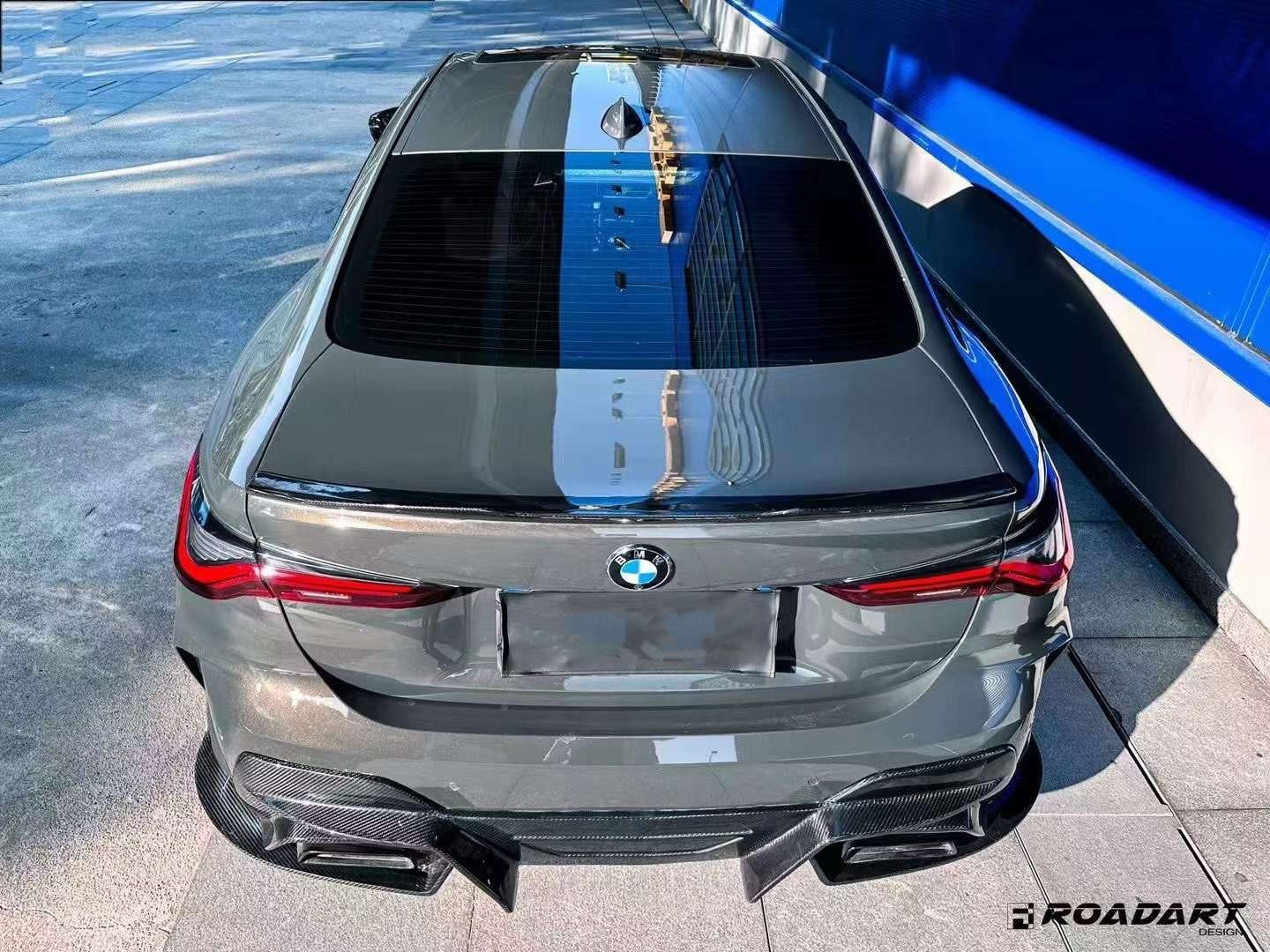 RA - BMW 4 SERIES G22 / G23 DRY CARBON FIBRE REAR DIFFUSER RA-4C