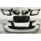 Dynamic Upgrade Kit Grille Side Vents Bumper Trims Black Silver For Range Rover Velar 2017 On - L560