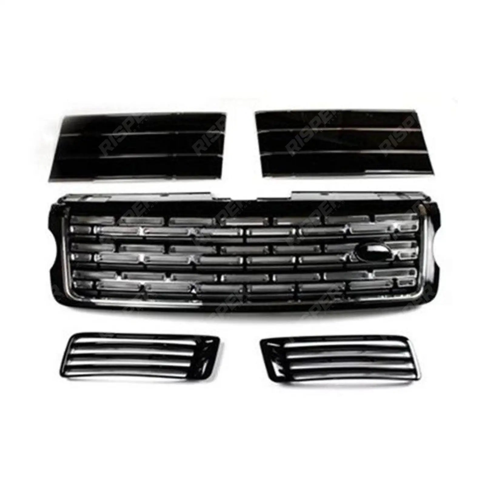 Grille Body Kit Trims In Black/Silver For Range Rover Vogue 2013 - 2017 – Sv Autobiography