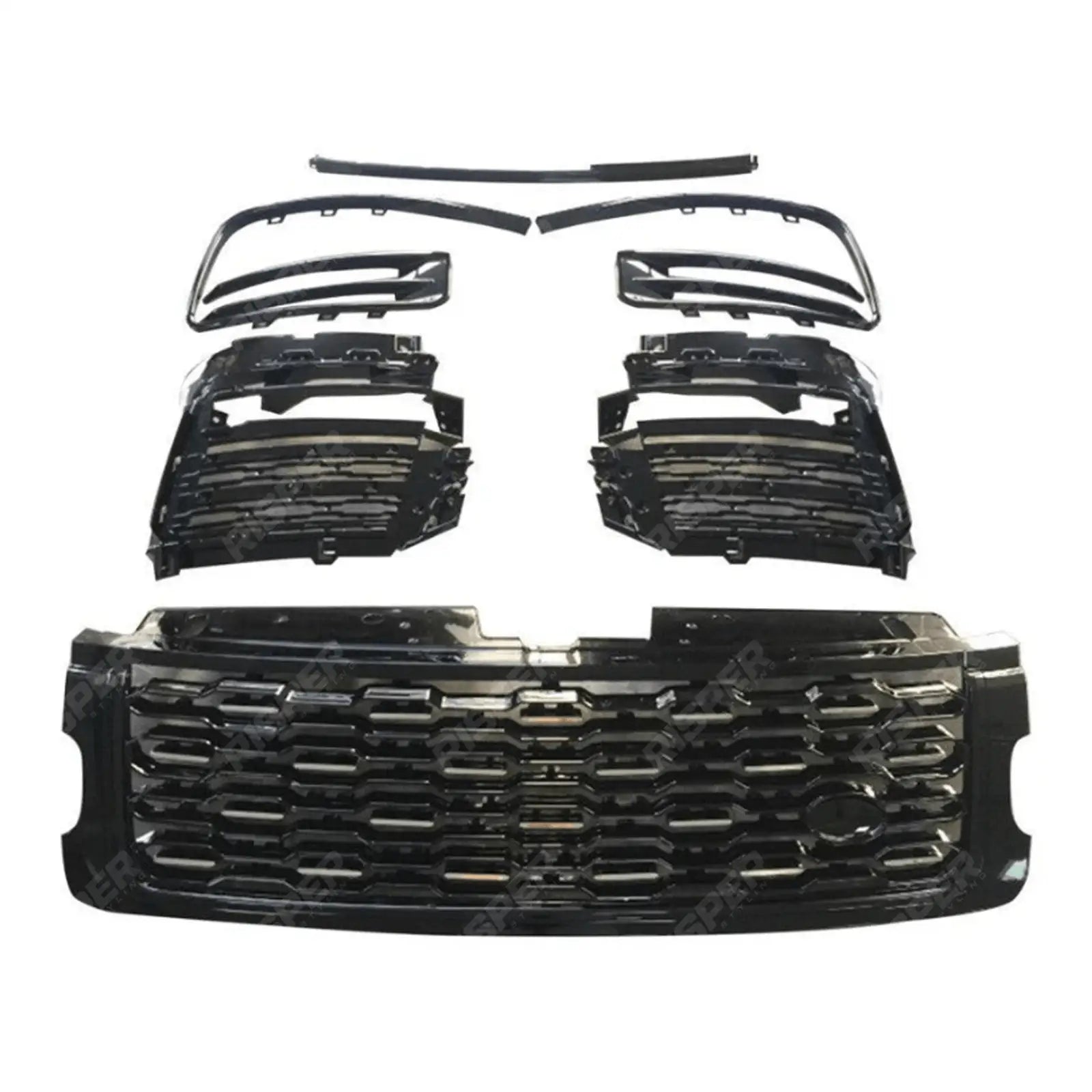6 Piece Sva Gloss Black Grill Kit For Range Rover Vogue L405 2018+