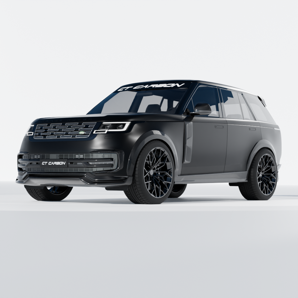 RANGE ROVER L460 2022+ CARBON FIBRE FRONT BUMPER TRIM - CT DESIGN