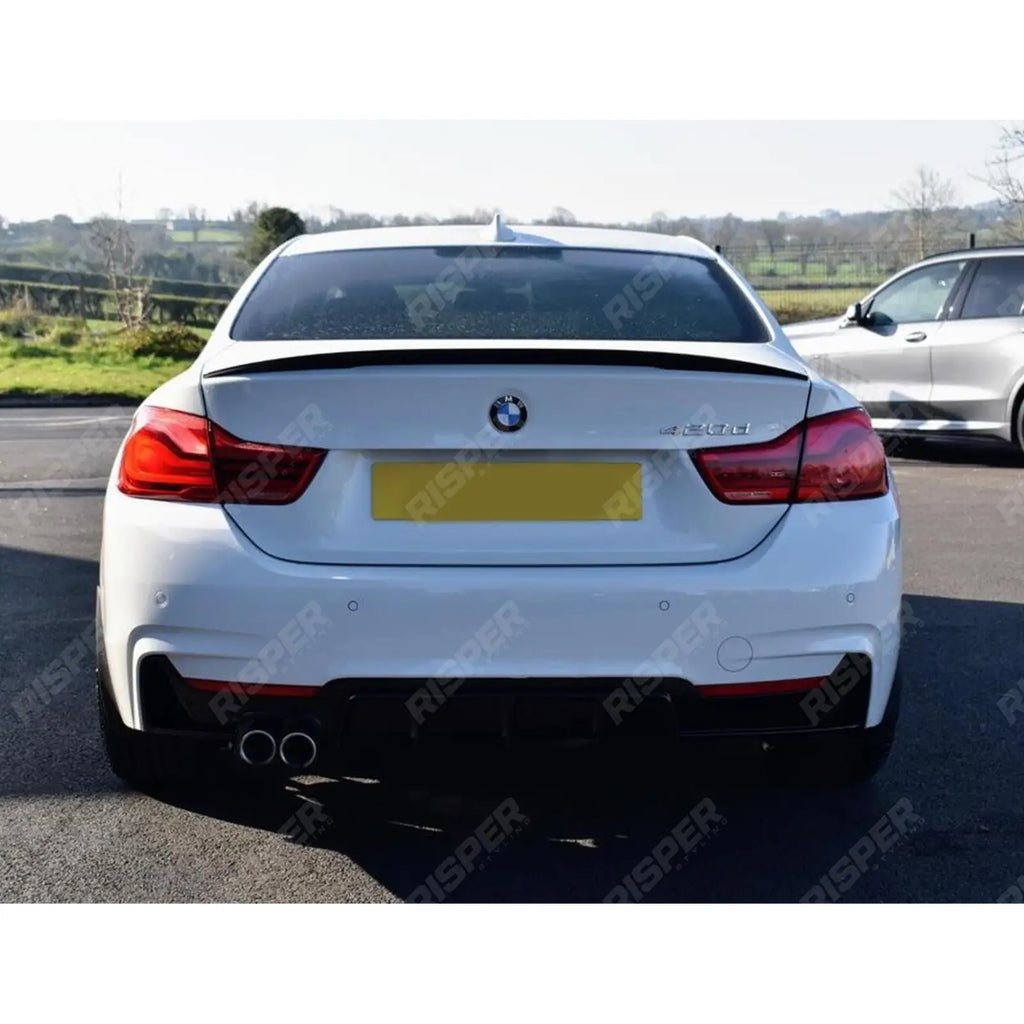 Rear Boot Spoiler In Gloss Black For BMW 4 Series F32 M4 F82