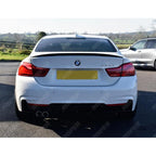 Rear Boot Spoiler In Gloss Black For BMW 4 Series F32 M4 F82
