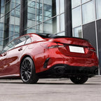 REAR BOOT SPOILER IN GLOSS BLACK For MERCEDES A CLASS SALOON (V177) 2018+ - 'A35 A45 AMG STYLE'