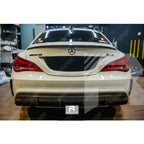 Rear Boot Spoiler In Gloss Black For Mercedes CLA W117 2013-2019