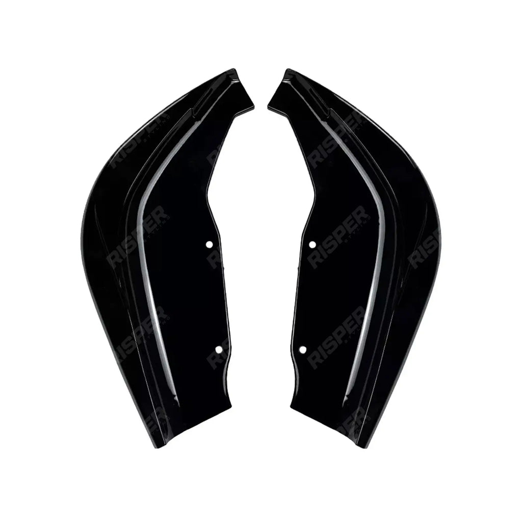REAR BUMPER CORNER SPLITTERS IN GLOSS BLACK For BMW 1 SERIES F40 M SPORT 2019-2024