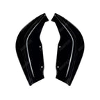 REAR BUMPER CORNER SPLITTERS IN GLOSS BLACK For BMW 1 SERIES F40 M SPORT 2019-2024