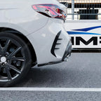 REAR BUMPER CORNER SPLITTERS IN GLOSS BLACK For BMW 1 SERIES F40 M SPORT 2019-2024