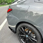 REAR BUMPER CORNER SPLITTERS IN GLOSS BLACK For BMW 4 SERIES G22 G23 M SPORT 2020+