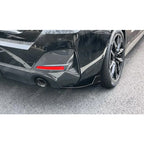 REAR BUMPER CORNER SPLITTERS IN GLOSS BLACK For BMW 4 SERIES GRAND COUPE G26 2020+