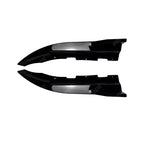 REAR BUMPER CORNER SPLITTERS IN GLOSS BLACK For BMW 4 SERIES GRAND COUPE G26 2020+