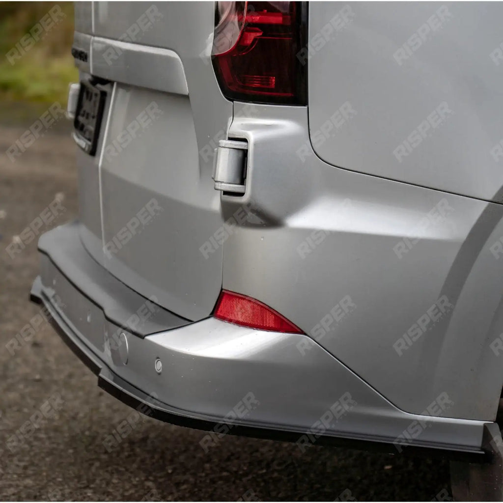 Rear Bumper Protector Black Matte Texture For Volkswagen Transporter T7 2025+