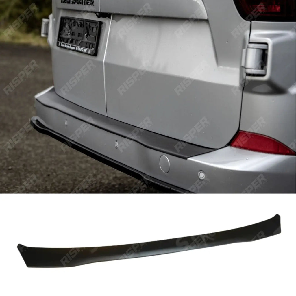 Rear Bumper Protector Black Matte Texture For Volkswagen Transporter T7 2025+