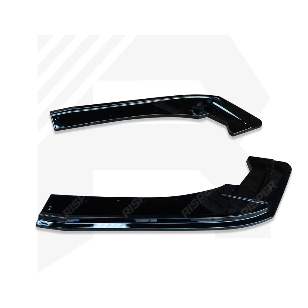 Rear Bumper Side Splitters In Gloss Black For BMW 3 Series F30 M Sport 2012-2018