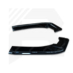 Rear Bumper Side Splitters In Gloss Black For BMW 3 Series F30 M Sport 2012-2018