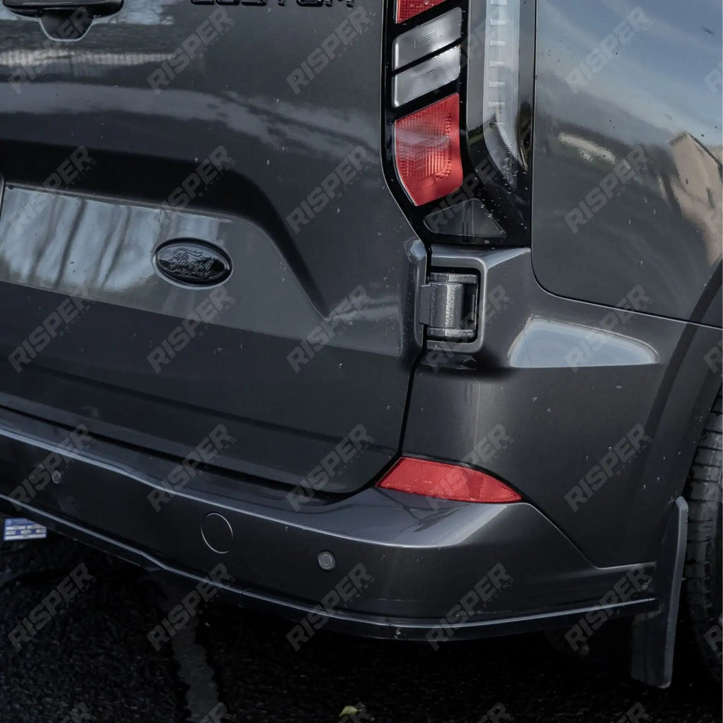 Rear Bumper Splitter In Gloss Black 3 Piece For Ford Transit Custom MK2 2024 On