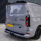 Rear Bumper Splitter In Gloss Black 3 Piece For Ford Transit Custom MK2 2024 On