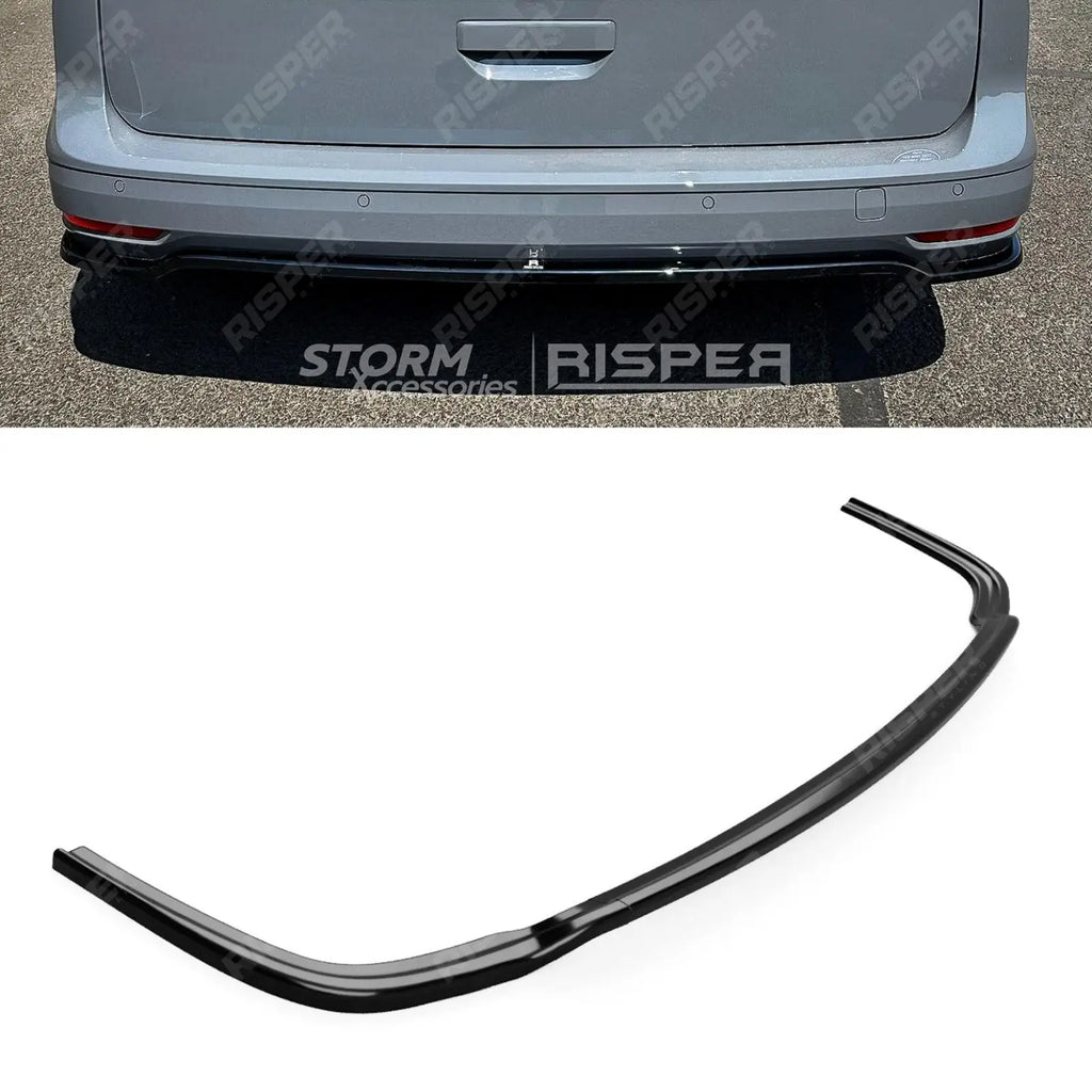Rear Bumper Splitter in Gloss Black For Ford Transit Connect 2024+