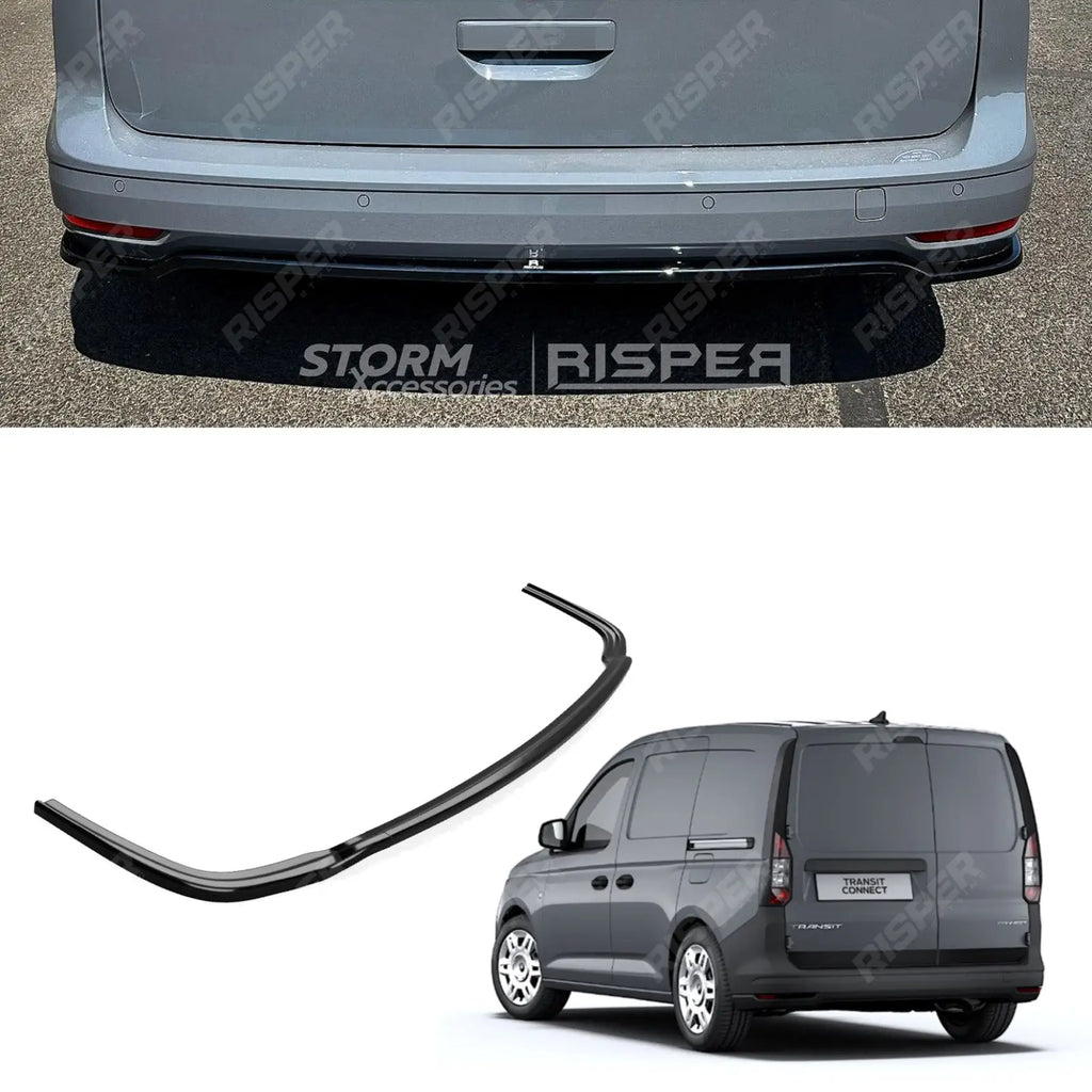 Rear Bumper Splitter in Gloss Black For Ford Transit Connect 2024+