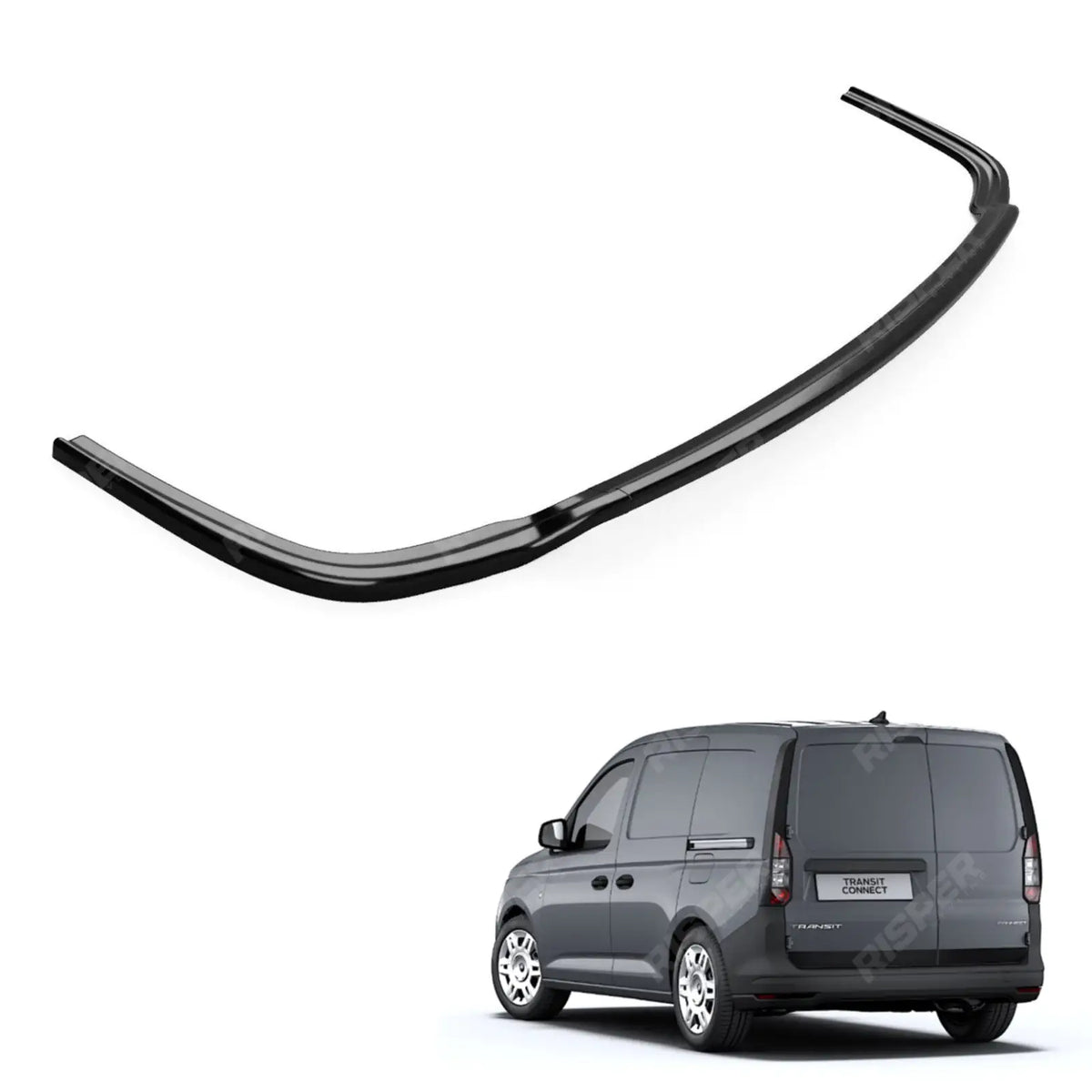 Rear Bumper Splitter in Gloss Black For Ford Transit Connect SWB 2024+