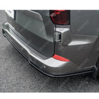Rear Bumper Splitter In Gloss Black For Volkswagen Transporter T7 2025+