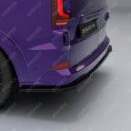 Rear Bumper Splitter In Gloss Black For Volkswagen Transporter T7 2025+